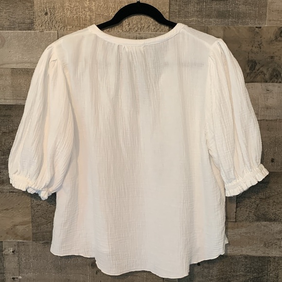 Just Living White Boho Top - Picture 14 of 15